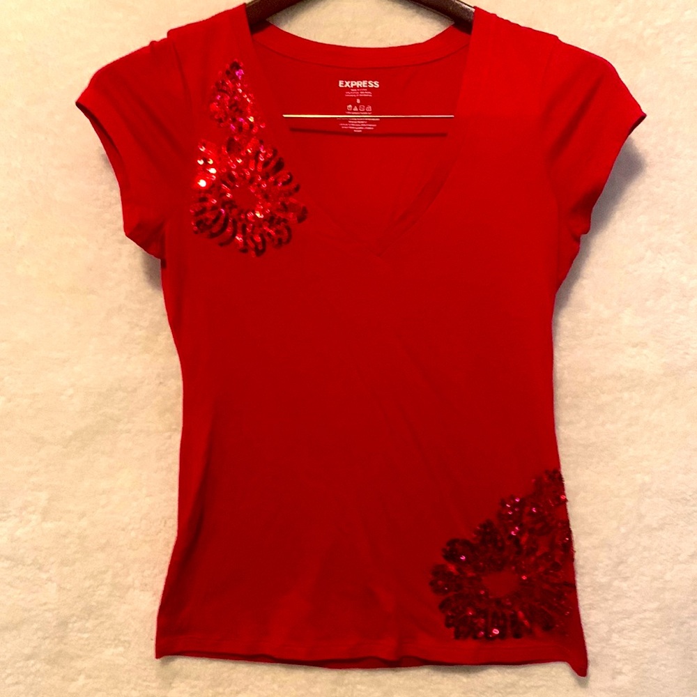 Express Sequined Tee
